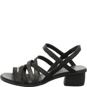 Think! VIVI Damen Sandalette - Material: Leder in Schwarz