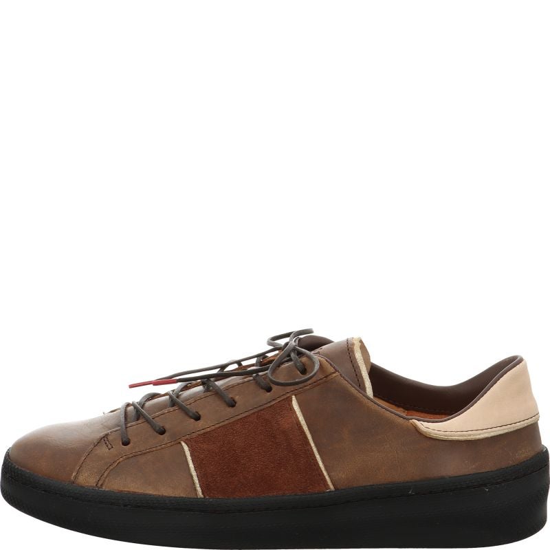 Think KUMI Woman Sneakers low - Material: Leather in Brown