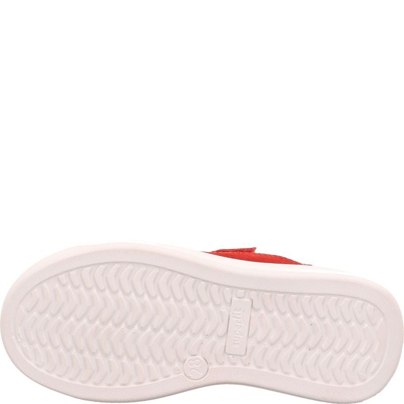 Superfit COSMO Jungen Sneaker low - Material: Leder/Textil in Rot