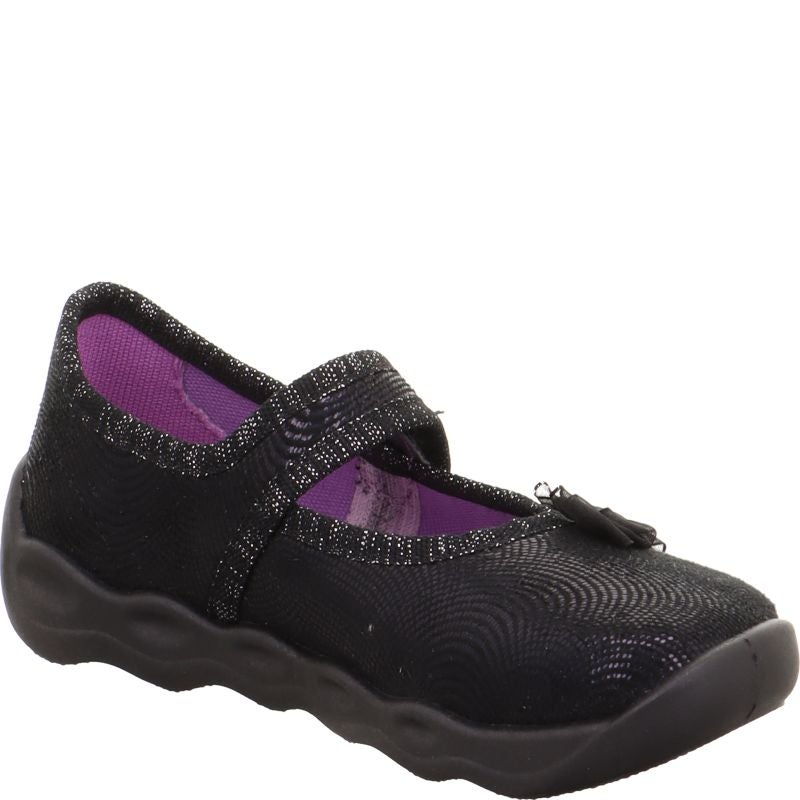 Superfit BUBBLE Girls Slipper - Material: Textile in Black