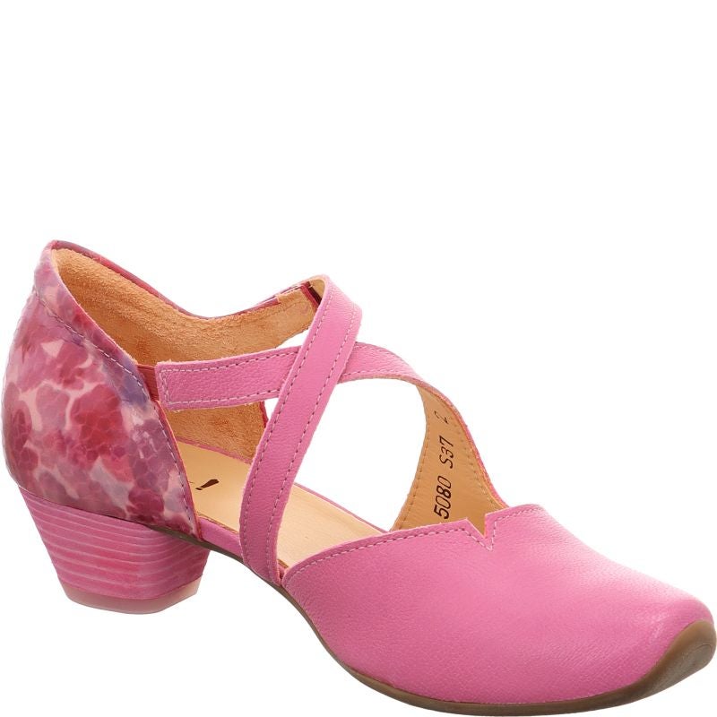 Think! AIDA Damen Pumps - Material: Leder in Pink