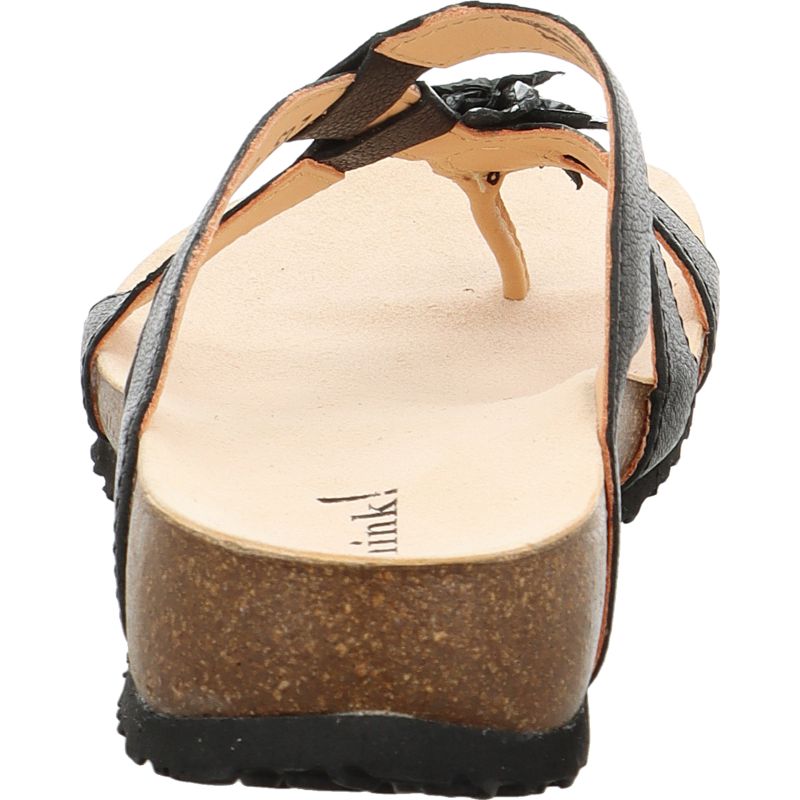Think JULIA DAMEN Woman Mules - Material: Leather in Black