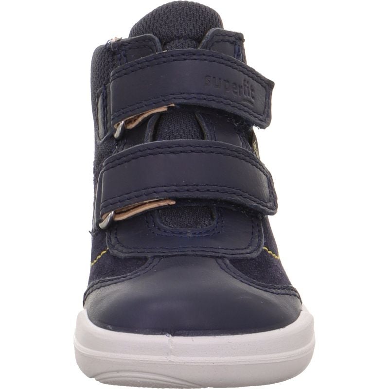 Superfit SUPERFREE Unisex, Boys Sneakers high - Material: Leather/Textil in Blue