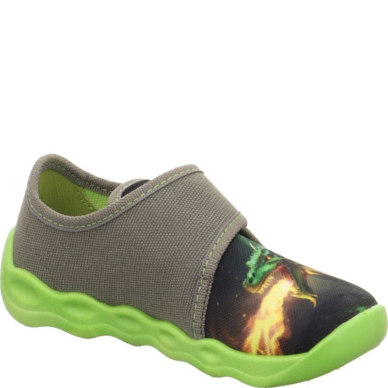 Superfit BUBBLE Boys Slipper - Material: Textile in Green