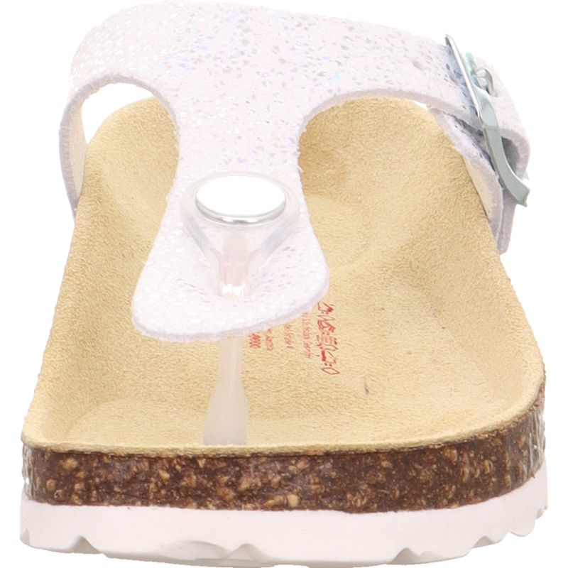 Superfit FUSSBETTPANTOFFEL Girls  - Material: Sonstiges Material in Metallic