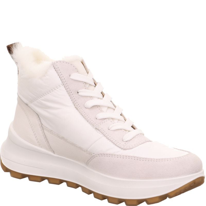 legero T4 RUN Damen Sneaker high - Material: Leder/Textil in Weiß