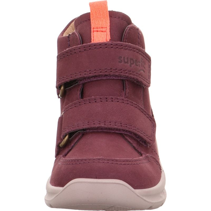 Superfit BREEZE Sneaker high - Material: Leder in Rot