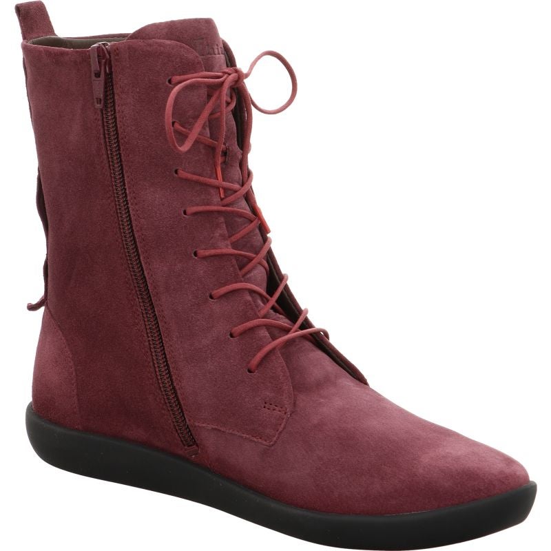 Think! NATURE Stiefelette - Material: Leder in Rot