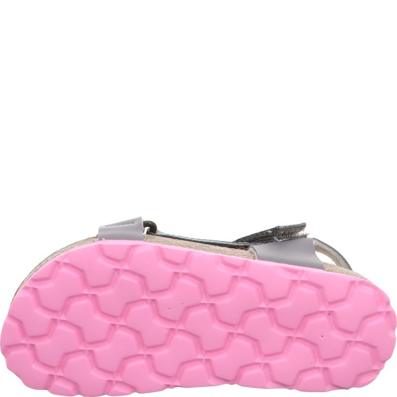 Superfit FUSSBETTPANTOFFEL Girls Sandal - Material: Sonstiges Material in Grey