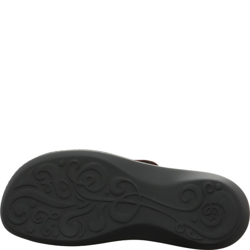 Think! CAMILLA Damen Pantolette - Material: Leder in Rot