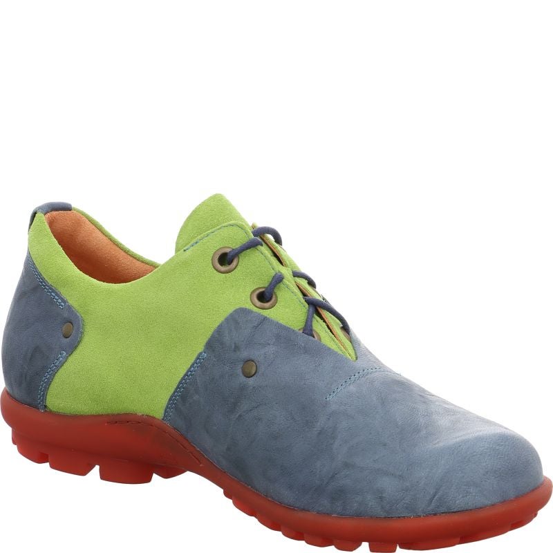Think KONGHERREN Lace up shoe - Material: Leather in Blue