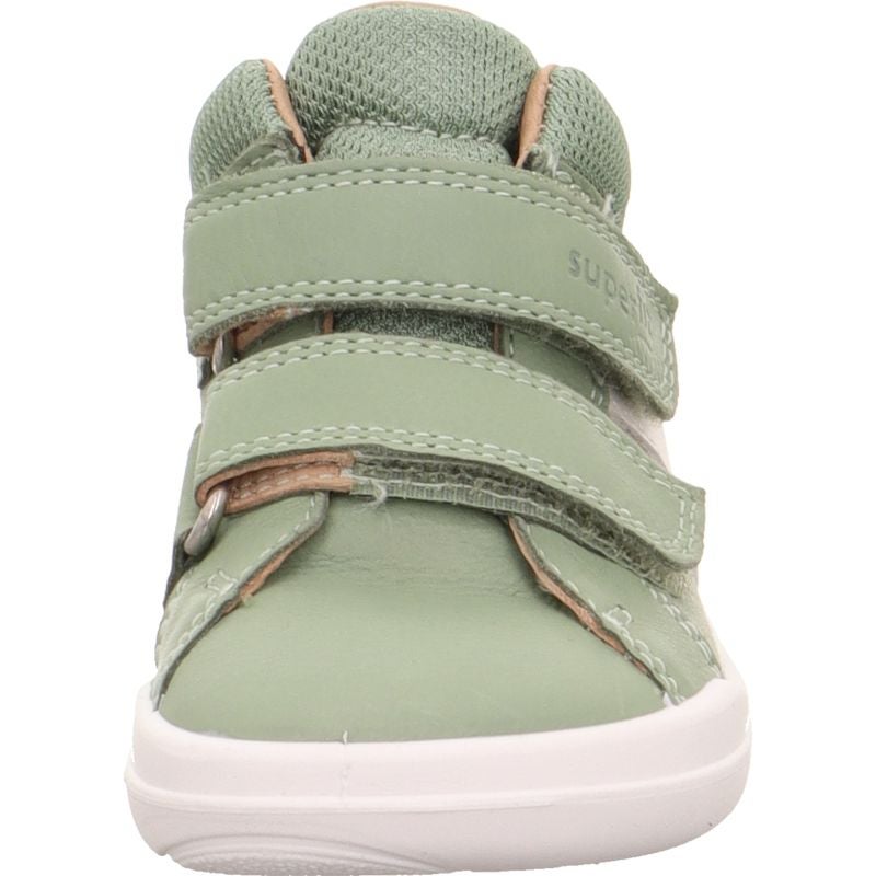 Superfit SUPERFREE Unisex, Jungen Sneaker high - Material: Leder/Textil in Grün