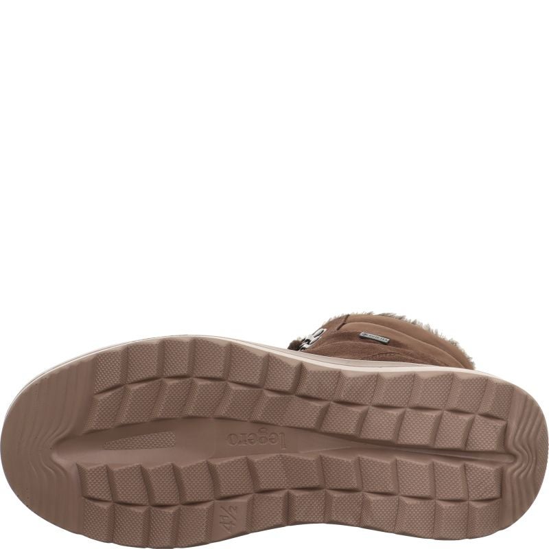 legero DREAMER Damen Schnürboots - Material: Leder in Braun