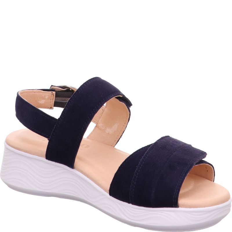 Legero SWING Woman Sandal - Material: Leather in Blue