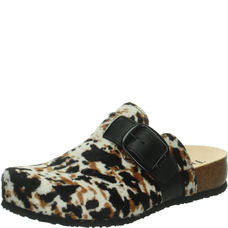 Think JULIA DAMEN Clog - Material: Leather in Multicolored