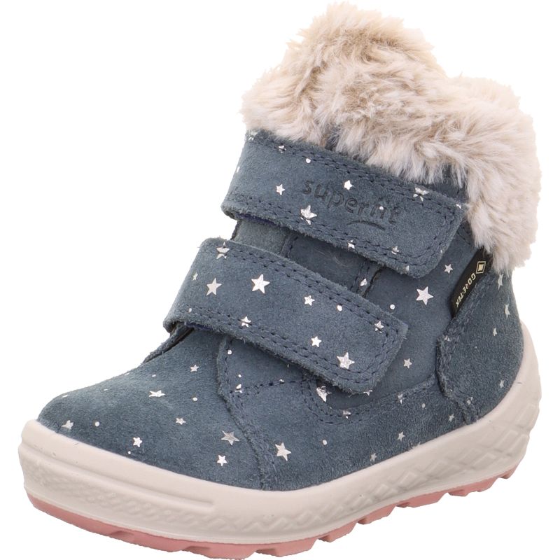 Superfit GROOVY 2.0 Girls Boot - Material: Leather/Textil in Blue