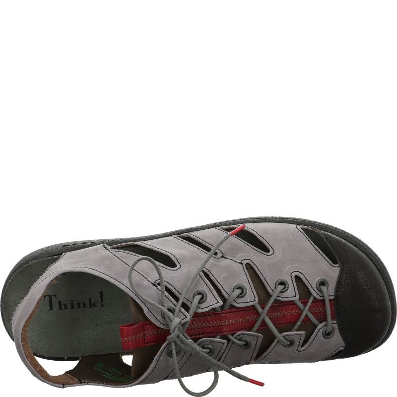 Think CHANGE HERREN Men Sandal - Material: Leather in Grey