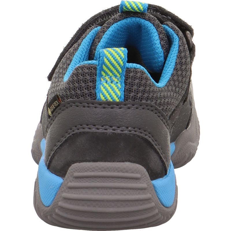 Superfit STORM Unisex | Boys Sneakers low - Material: Leder/Sonstiges Material/Texti in Grey