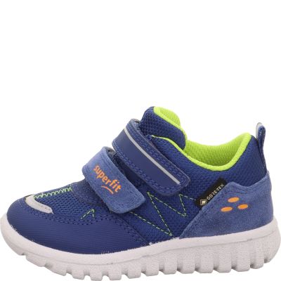 Superfit SPORT7 MINI Unisex, Boys Sneakers low - Material: Leder/Sonstiges Material/Texti in Blue