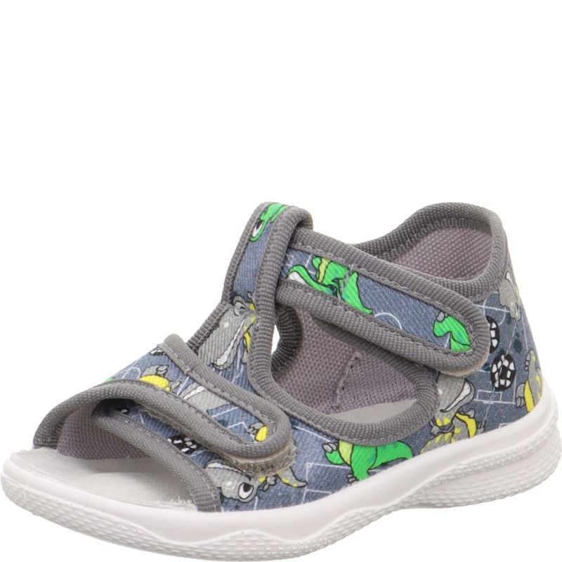 Superfit POLLY Jungen Hausschuh - Material: Textil in Grau