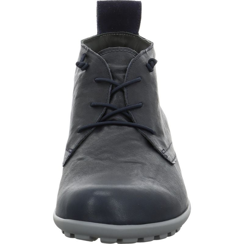 Think! KONG Herren Ankle Boots - Material: Leder in Blau