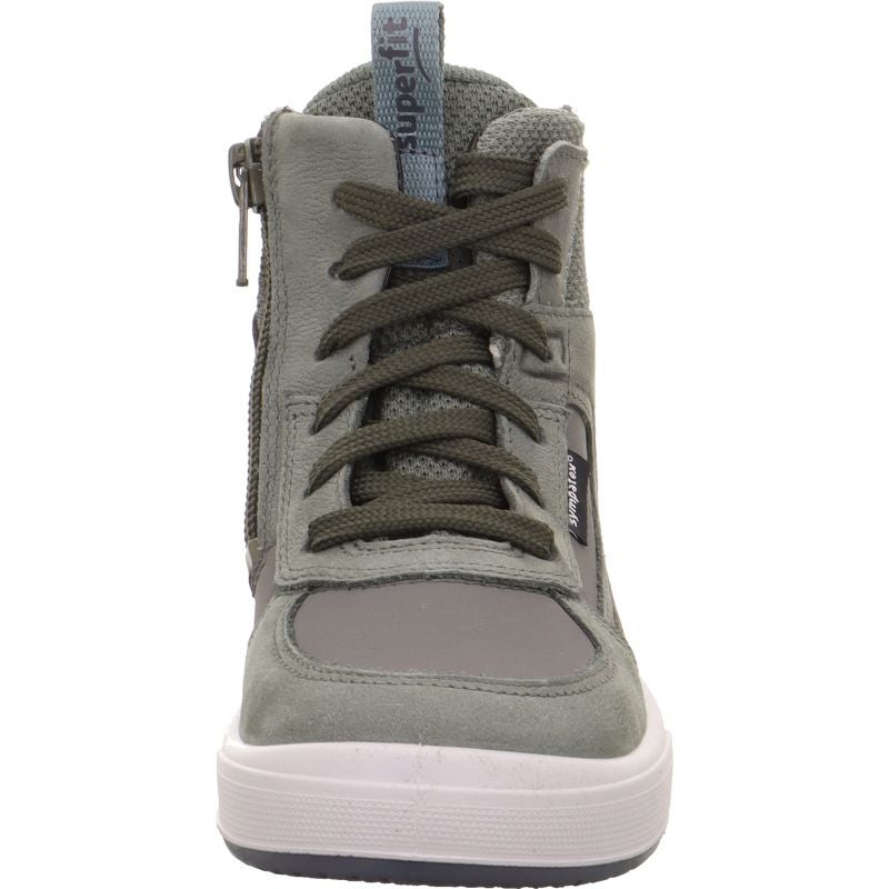 Superfit MAVERICK Sneakers high - Material: Leder/Sonstiges Material/Texti in Green