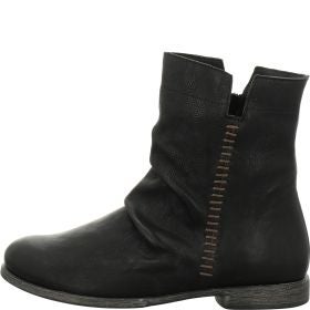 Think AGRAT Woman Ankle boot - Material: Leather in Black