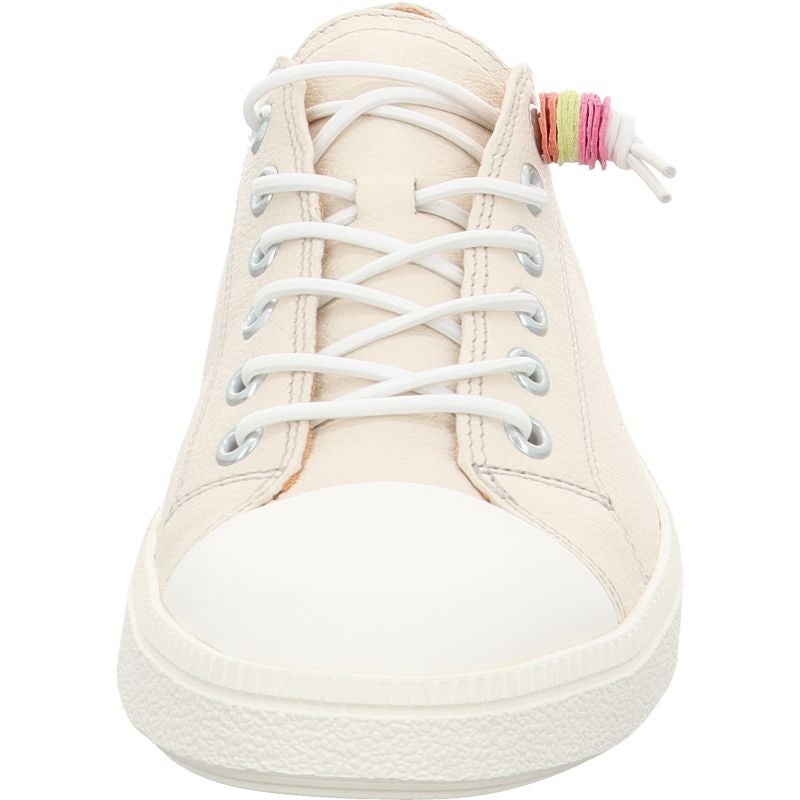 Think TURNA WOMEN Woman Sneakers low - Material: Leather in Beige