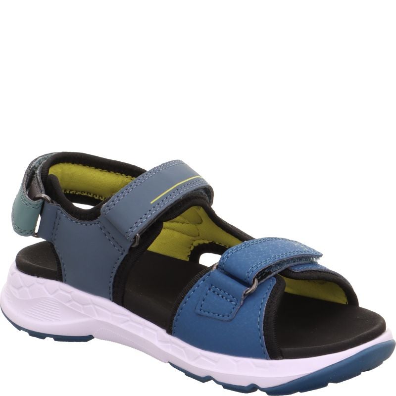 Superfit CRISSCROSS Sandal - Material: TextilSonstigesMaterial in Blue