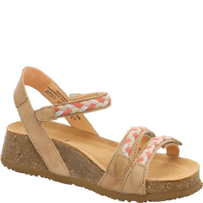 Think KOAK DAMEN  - Material: Leather in Beige