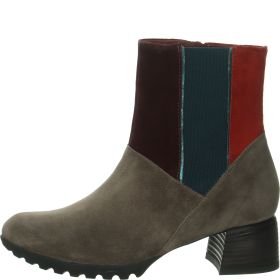 Think NOLA Woman Ankle boot - Material: Leather in Grey