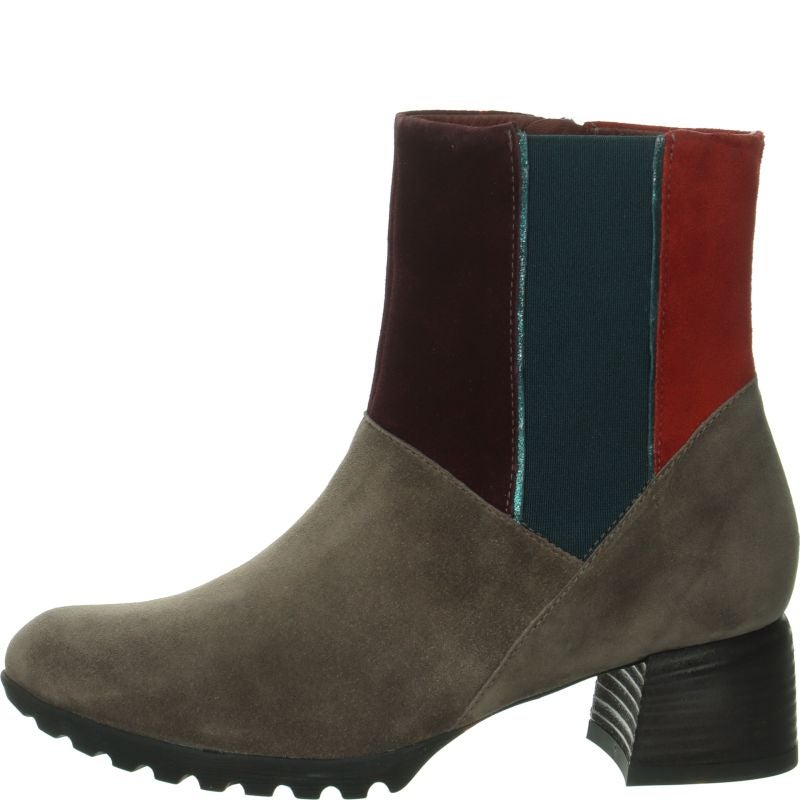 Think NOLA Woman Ankle boot - Material: Leather in Grey