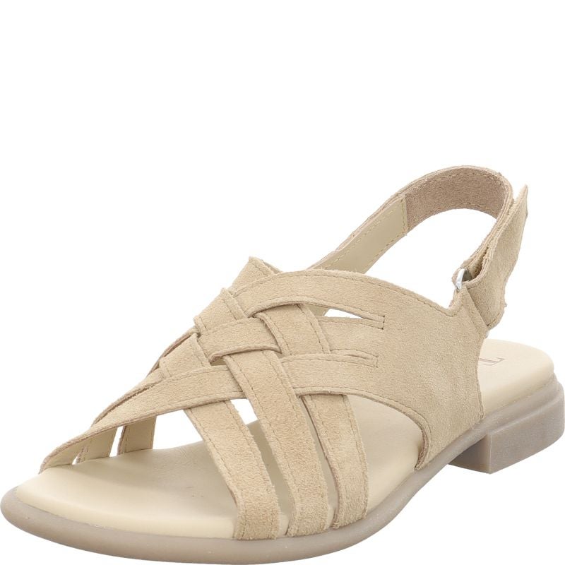 Think KAMAA Strap sandal - Material: Leather in Beige