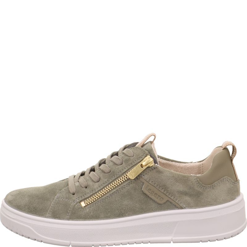 legero REJOISE Damen Sneaker low - Material: Leder in Grün