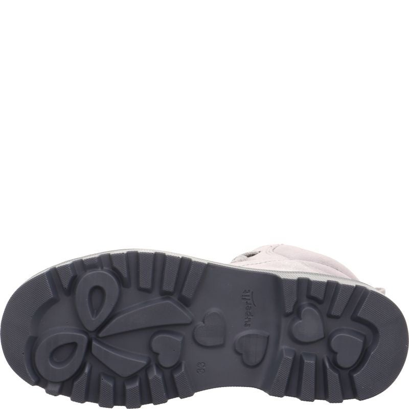 Superfit ABBY NOVA Mädchen Boots - Material: Leder/Textil in Grau