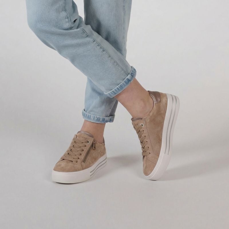 Legero LIMA 2.0 Woman Sneakers low - Material: Leather in Beige