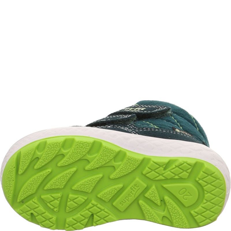 Superfit GROOVY 2.0 Jungen Boots - Material: Leder/Textil in Grün