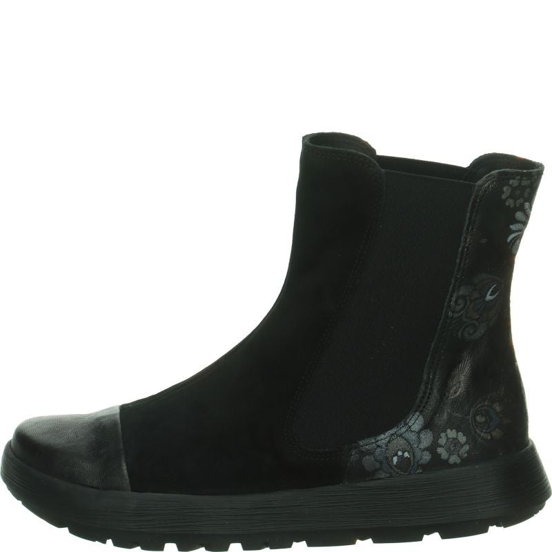 Think COMODA Chelsea boot - Material: Leather in Black