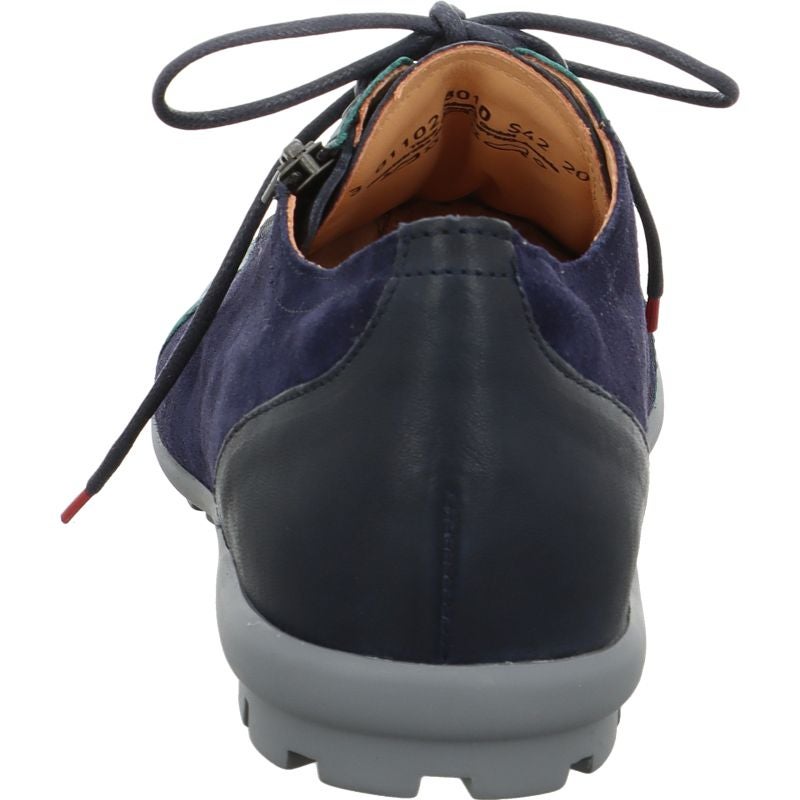 Think KONG HERREN Men Lace up shoe - Material: Leather in Blue