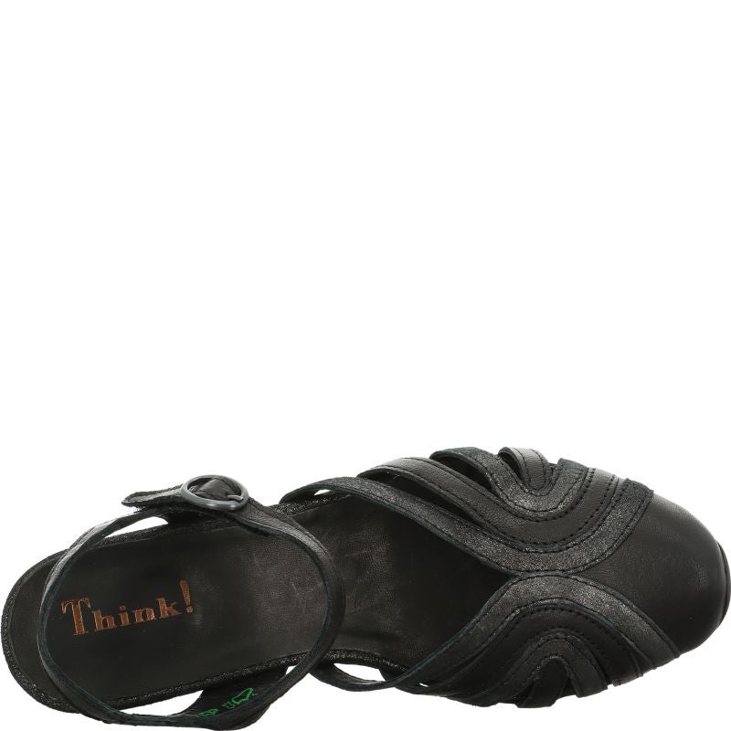 Think AIDA DAMEN Woman Pumps - Material: Leather in Black