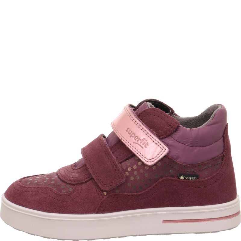Superfit STELLA Sneaker high - Material: Leder/Textil in Rot