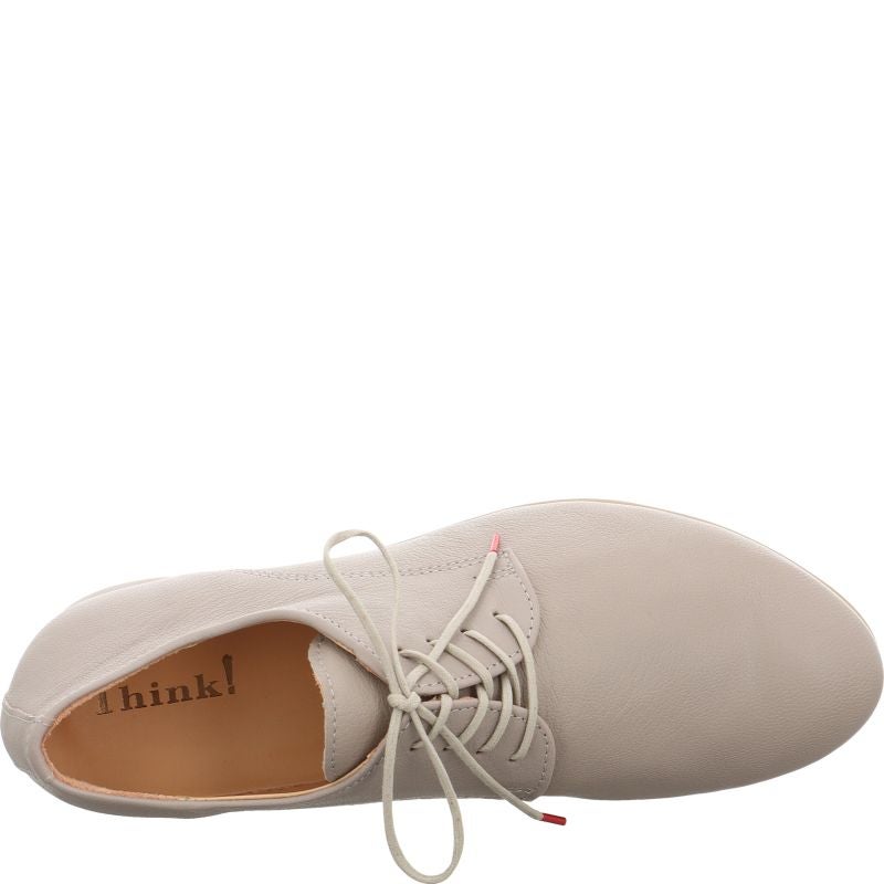 Think GUAD2 Woman Lace up shoe - Material: Leather in Grey