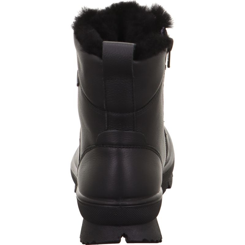 Legero NOVARA Damen Schnürboots - Material: Leder in Schwarz