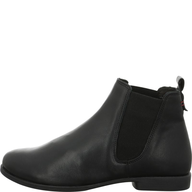 Think! AGRAT Damen Chelsea Boots - Material: Leder in Schwarz