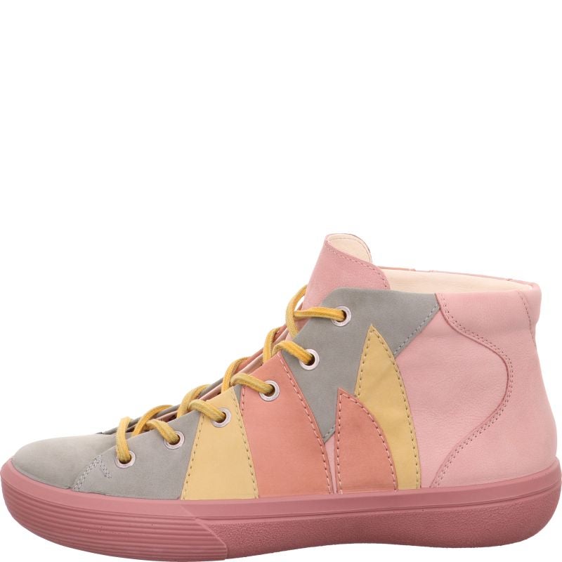 Legero FRESH Damen Sneaker high - Material: Leder in Pink