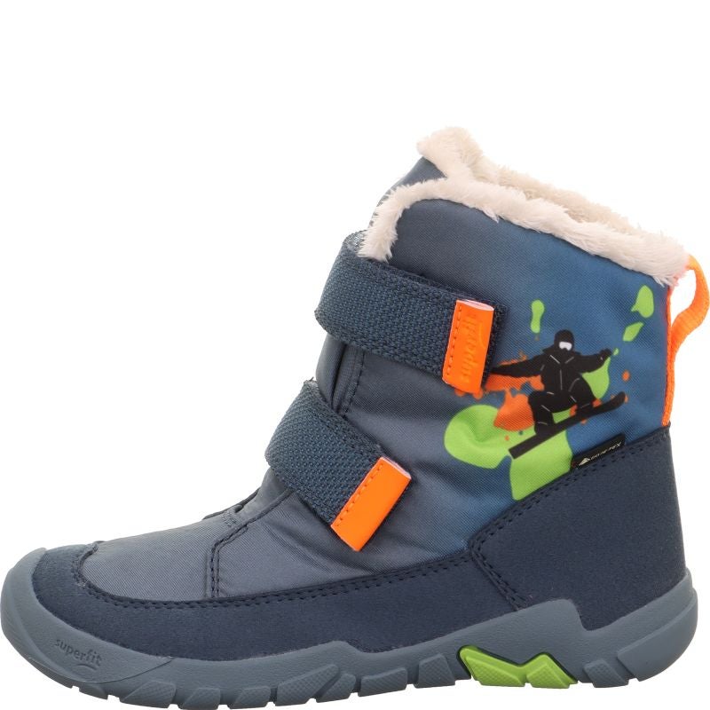 Superfit TRACE Unisex | Boys Boot - Material: Textil/Sonstiges Material in Blue