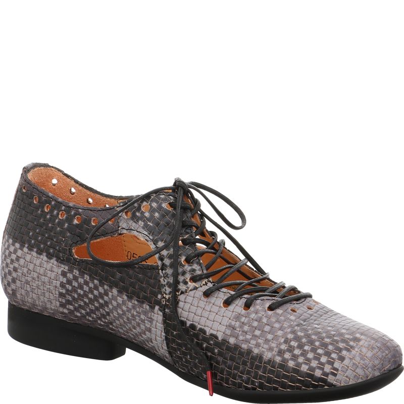 Think GUAD2 Woman Lace up shoe - Material: Leather in Multi Colour