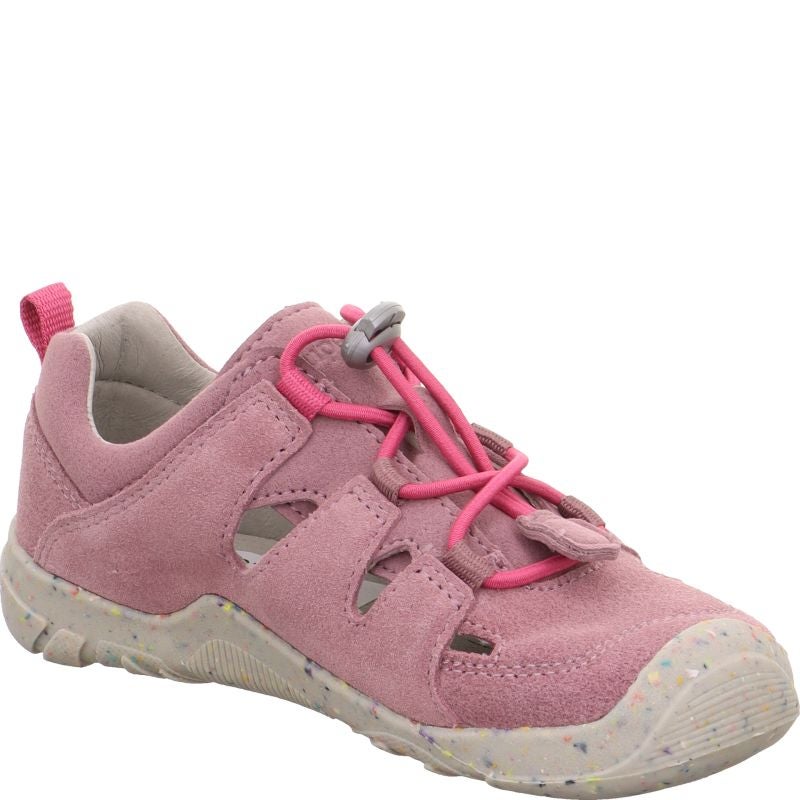 Superfit TRACE Mädchen Sneaker low - Material: Leder/Textil in Lila
