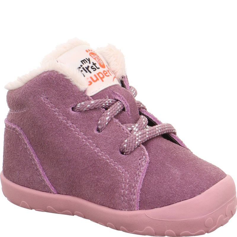 Superfit FLUMMI Girls Sneakers high - Material: Leather in Purple