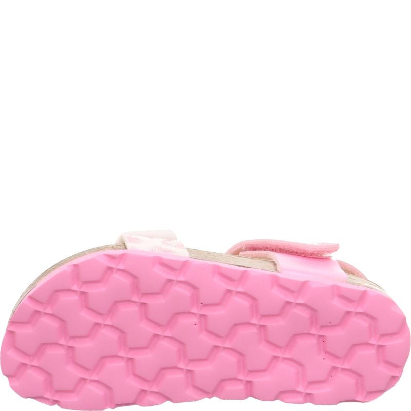 Superfit FUSSBETTPANTOFFEL Sandal - Material: SonstigesMaterial in Rose